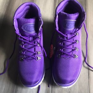Purple boots
